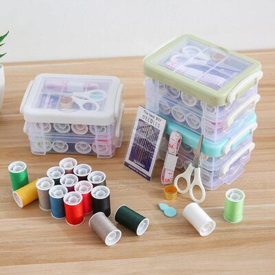 30-Piece Home Sewing Kit with Portable Storage Box, Hand Sew