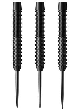 3pcs单筒直筒黑色2123克262830g90%钨钢硬式钢针飞镖2BA