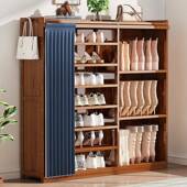 布帘鞋 架家用大容收纳神器学生宿易舍简多层防尘子厂家直销 架量鞋