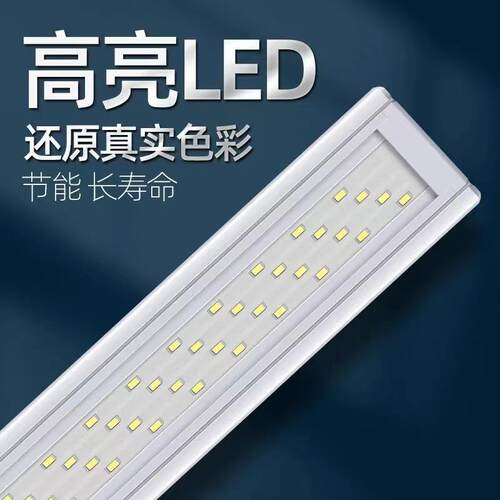 ED节能照明支鱼缸灯生背态造景水草缸乌龟晒灯观赏架灯夹灯JIADEN