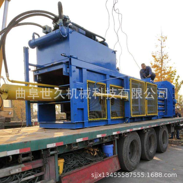 卧式液压废品打包机多功能废纸塑料瓶编织袋秸秆纸皮油漆桶压包机