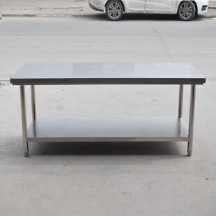 CSN包201台组装 桌 双层不作锈钢工作饭店厨房操作台工桌打荷台打装