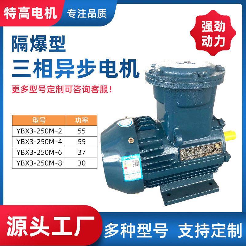 源头工厂现货供应广播电台公建筑YBX3系列隔爆型三相异步电机