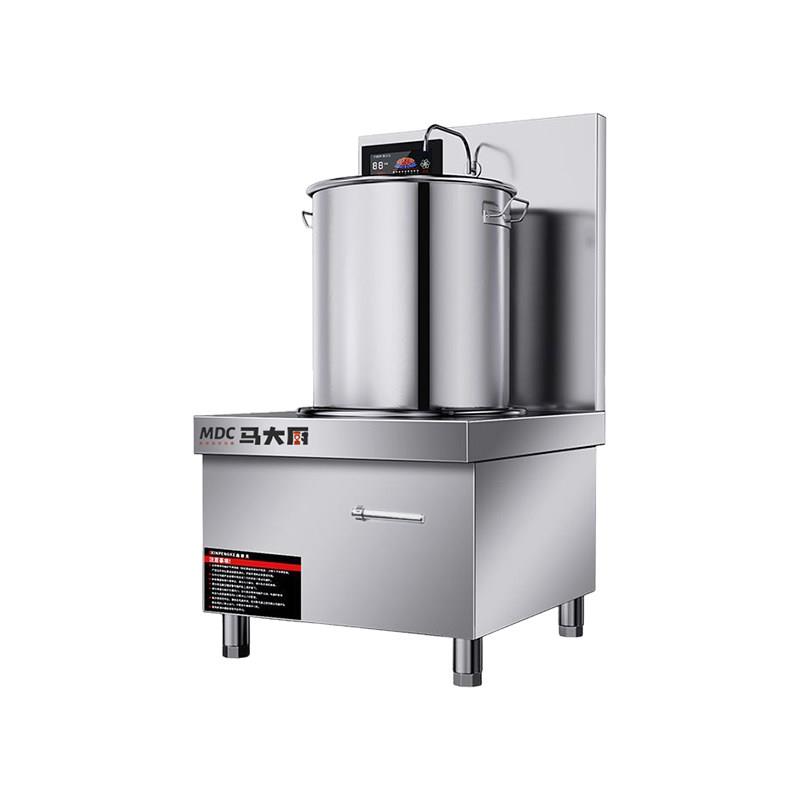 商用电磁炉大功率15KW平面煲汤炉饭店厨房8000W矮汤炉电磁低汤灶