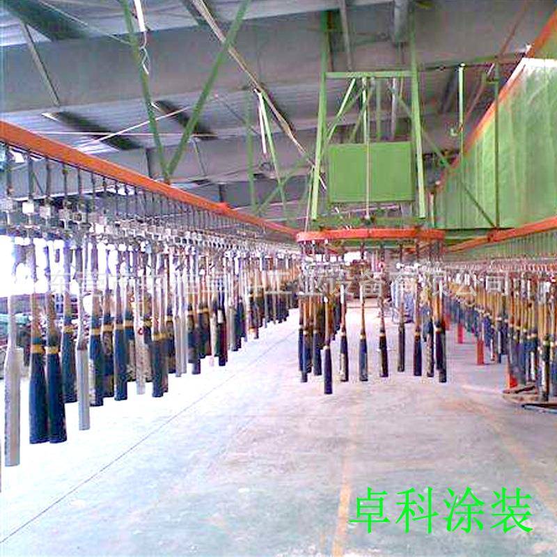 棒球棒涂装线 金属球棒喷涂线设备 优质喷涂线设计方案