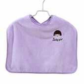 儿童洗漱巾刷牙洗脸防水围兜围嘴吸水婴儿饭兜宝宝口水巾毛巾吃饭