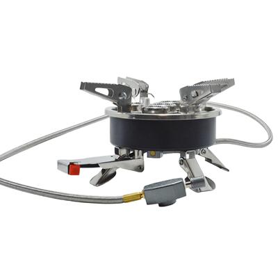 户外便携五头炉野炊登山防风炉头猛火气炉自驾游野营装备车载炉具