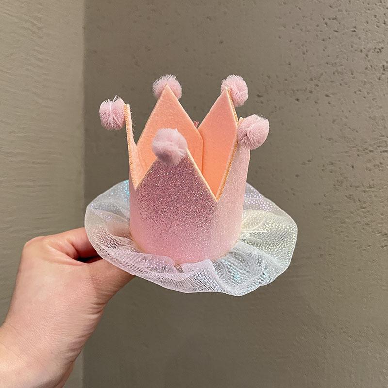 韩版生日糖果毛球发箍派对发饰