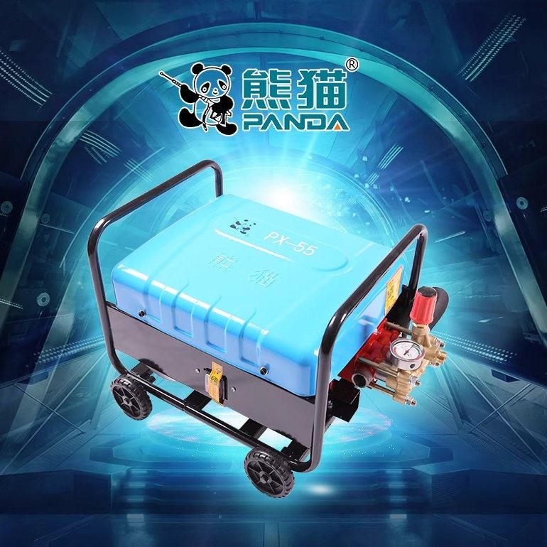 熊猫PX-58A 380V全铜大流量高压泵洗车机PX-55A清洗机洗车行商用