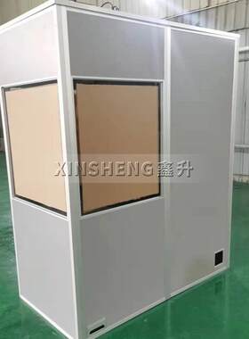 单人翻译间同声传译房口译亭W120cmxD160cmxH200cm隔音降噪双向