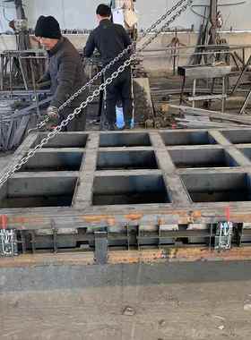 海SKA边连板锁块钢模建桥筑钢模板梁防撞墙模软板体排砼预制块模