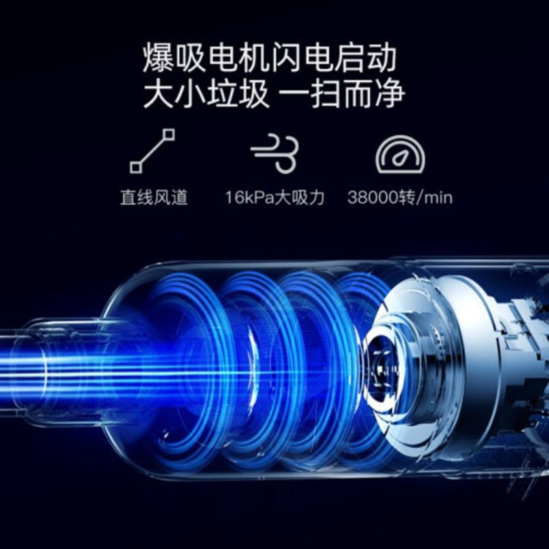 德尔玛吸尘器DX1000家用小型大吸力吸毛手持式电脑地毯吸尘机轻量
