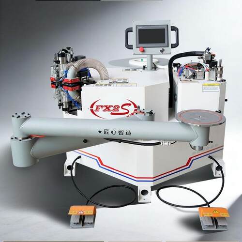 异型边封机激光断边带编码器米断带免调节修.FX2S记机曲线封修一