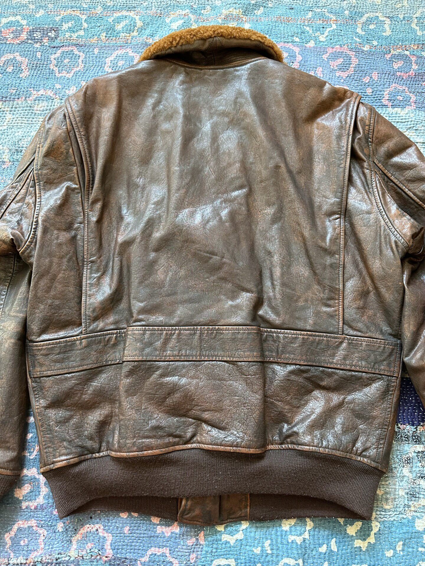 Polo Ralph Lauren RRL G1 Leather Jacket — front