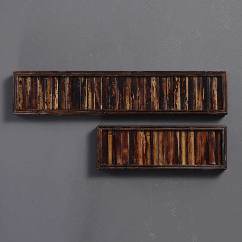 2020新款 覆古竹排长方形杯架干泡台沥水托盘奉茶盘壶承隔热垫