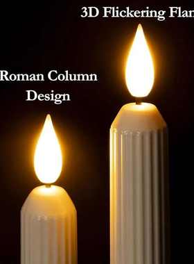 sensorled窗户蜡烛 感应     taper现货withcandles 6pcs