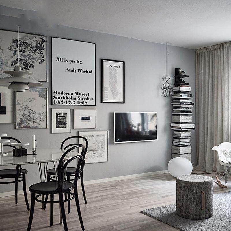 墙纸自粘灰色PVC墙贴卧室简约现代宿舍翻新装饰贴纸加厚