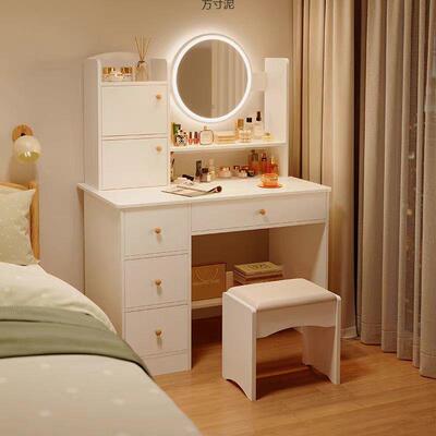 简DTL梳妆台卧小型迷室你化台网红化妆桌桌子简妆约现代易经济小