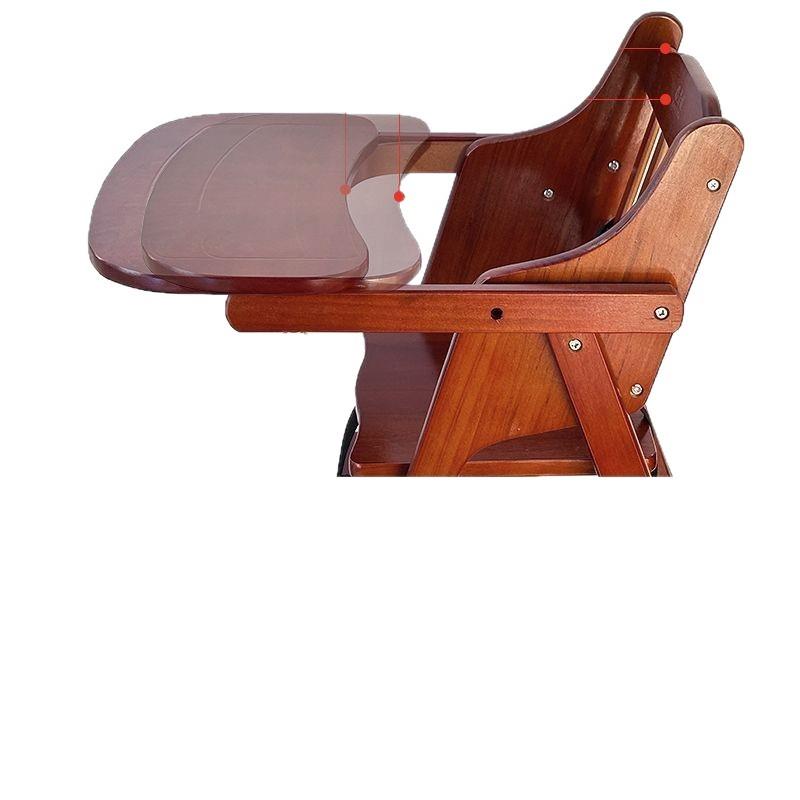 HWJ实木儿童餐椅 宝宝吃座饭家用椅子 餐折叠桌椅凳厅子餐婴儿防