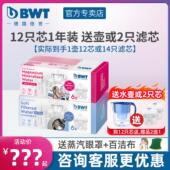 bwt滤水壶滤芯家用去水垢镁离子锌加镁过滤净水器倍世净水壶滤芯