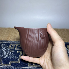 宜兴紫砂公道杯公匀杯小奶杯分，茶器醒茶器，原矿紫泥约190毫升茶具