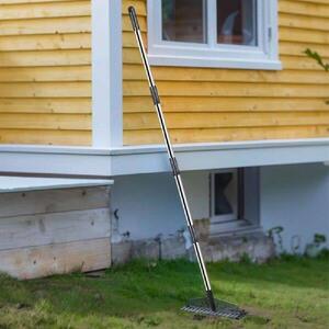 Wide Head Garden Rake 3.9/5.2/6.6FT Bow Rakes for Lawns 17