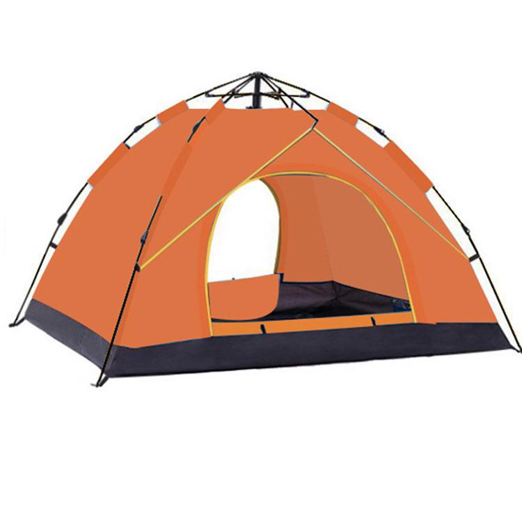 双层帐篷全自动速开户外多人露营沙滩免安装加厚便携式帐篷批发