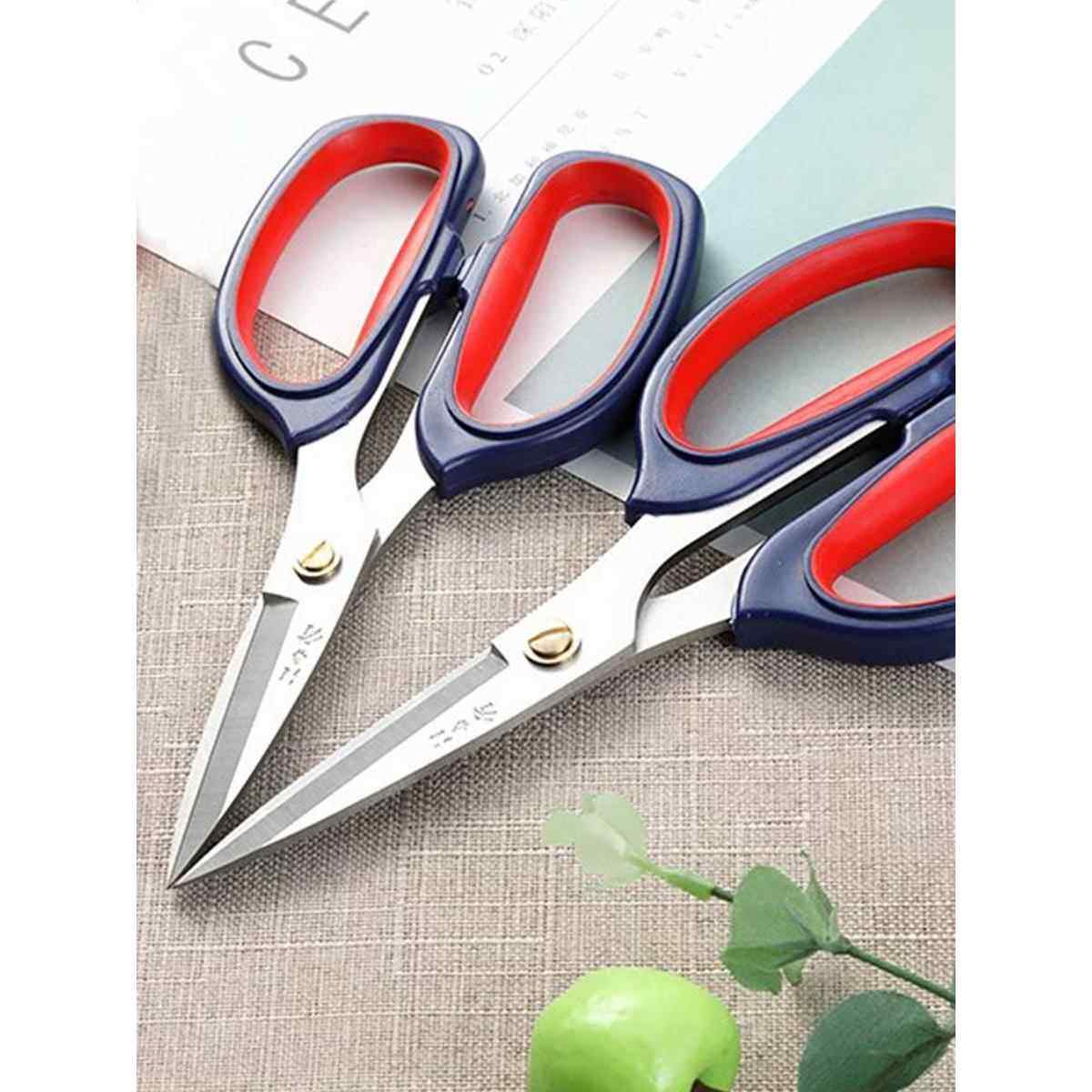 正品汪吾铨家用剪刀不锈钢剪厨房剪纸专用大号裁缝专业办公剪子