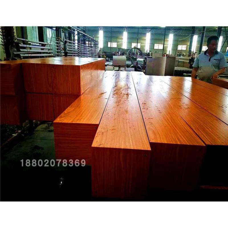 广东铝方通定做规格矩型铝方管封口铝型材木纹铝方管隔断招牌幕墙