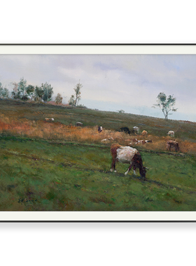 【新品捡漏】中国美术家协会会员曾见君《牧歌》风景装饰限量版画