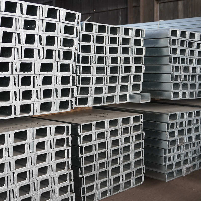 镀锌槽钢 热轧Q235B槽铁幕墙用热浸镀锌槽钢 厂家现货 可加工定制