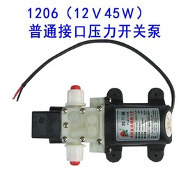 12v普兰迪自吸式电动隔膜，微型直流抽水泵农用喷雾器增高压泵机24v