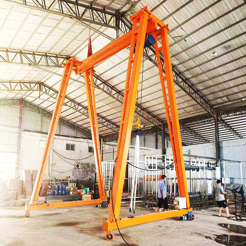 无轨小型工业移动升降龙门架起重机电动用 货物龙门架车间 搬运