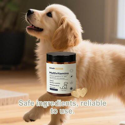 Kriath Dog Multivitamin Chews Gentle Formula for Balanced Nu