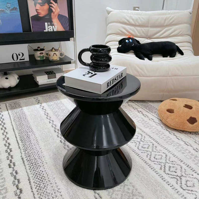 北欧换鞋小凳子进门家用客厅板凳简约儿童塑料矮凳沙漏圆形凳,住宅家具,矮凳,淘宝优惠券,粉丝福利购,淘宝优惠卷