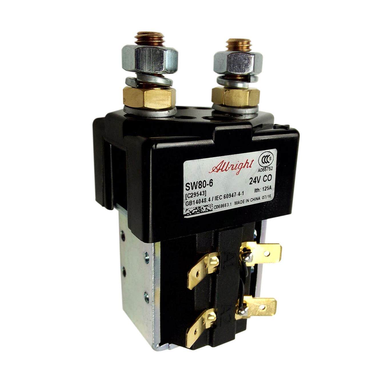 进口原装Albright Sw80-6接触器继电器电动叉车堆垛机主接触器24V