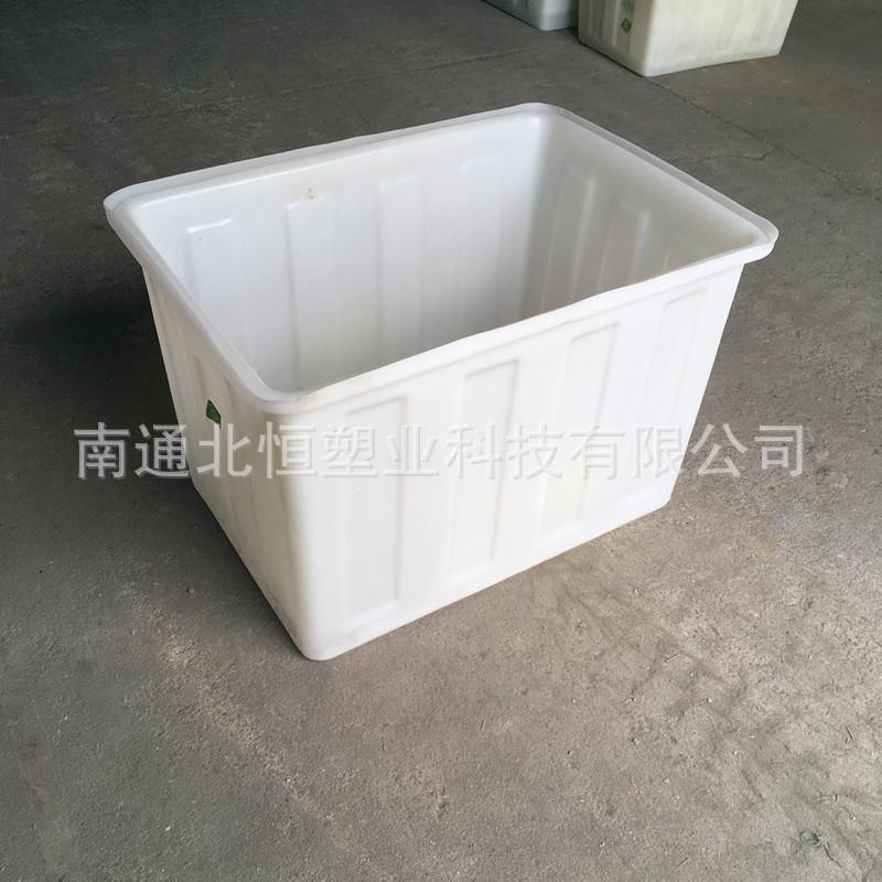 200L塑料方箱 敞口牛筋周转箱 车间零件物品收纳箱水产养殖桶