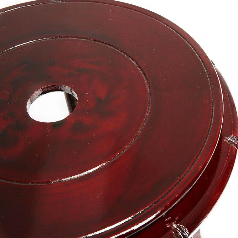 增高圆形花盆底座鱼缸花瓶酒罐香炉奇石佛像木质托盘架品摆件,家居饰品,装饰摆件,淘宝优惠券,粉丝福利购,淘宝优惠卷