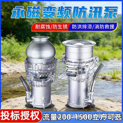 永磁轴流泵排水工程抽水泵水沟防汛排灌设备永磁同步电机泵站工程