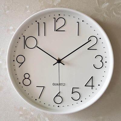 10 inches silent wall clock bedroom living room colorful