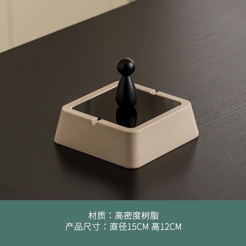 中古烟灰缸法式家用客厅茶几高档轻奢摆件简约创意摆件现代装饰