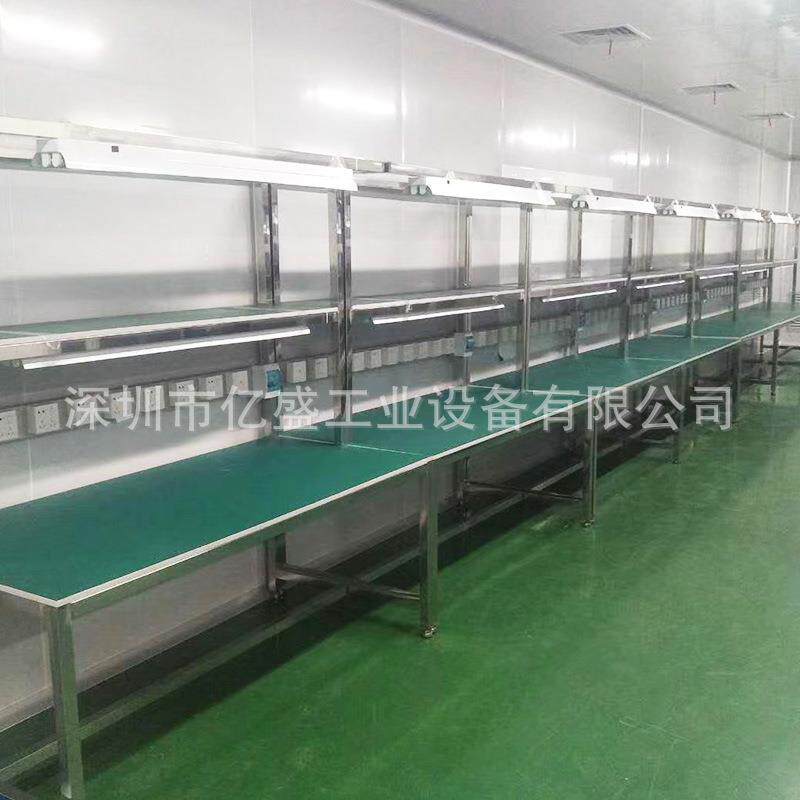 珠海供应防静电精益管QC检验工作台汽车连接器铝型材手工操作台