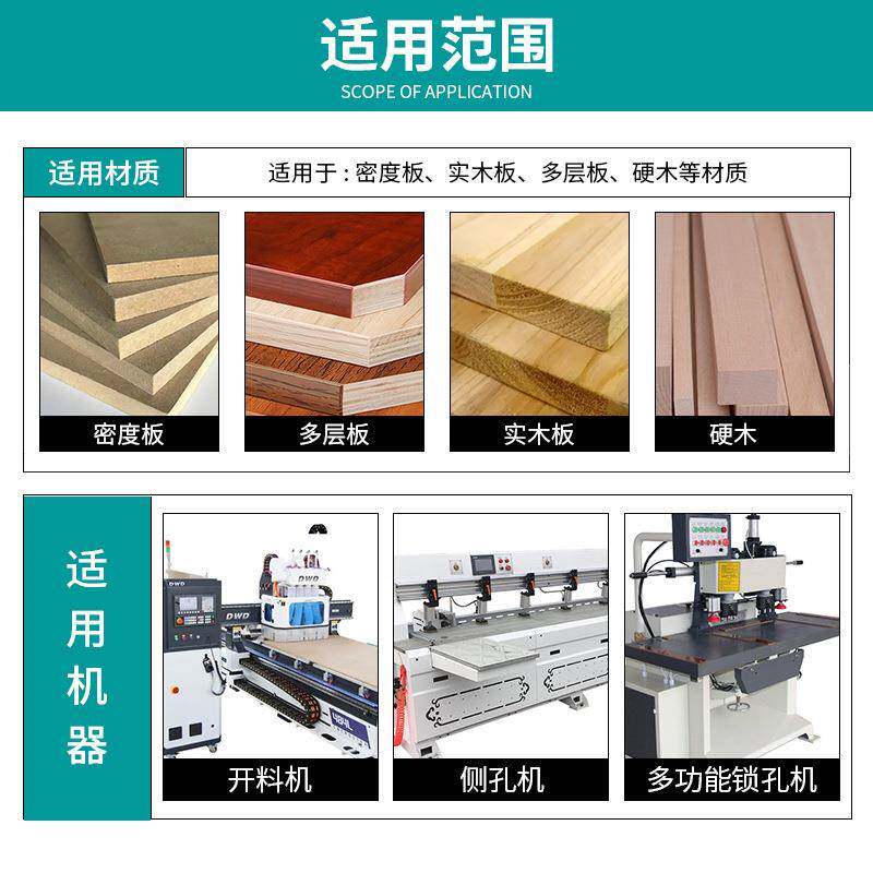 钨钢三刃粗皮铣刀螺木工门锁刀6-16波mm815专用雕刻孔机纹粗皮旋