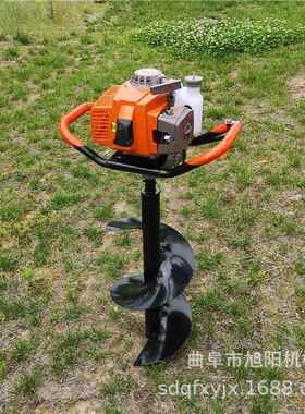 户外打大功率汽油地钻人机单SDP手提式植树挖坑机大棚立柱打孔窝