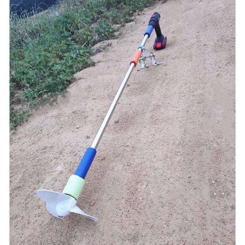 电动推进器钓鱼船马达挂浆船外机橡皮艇充气船手持螺旋桨划桨配件