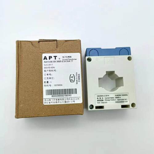 APT电流互感器 原二工ALH-0.66 30I 300/5 0.5R 5VA 1T
