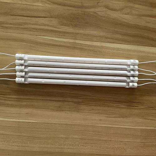 半镀白加热管12kw吹瓶机用加热管半镀白发热管工业红外线加热管