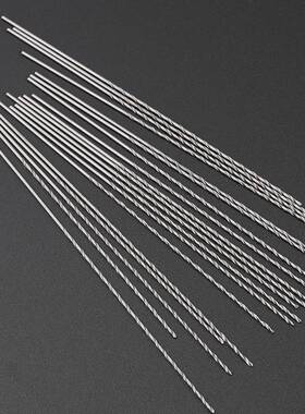 100mm长直柄麻花钻打孔机电钻小钻头0.50.60.811.21.52.0mm