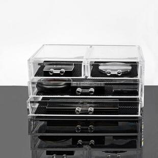storage transparent stationery drawer mini cute box Acrylic