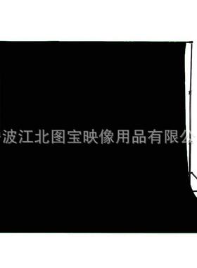 高品质黑色全棉抠像摄影棚背景布纯棉加厚 尺寸3X4m 16s深色